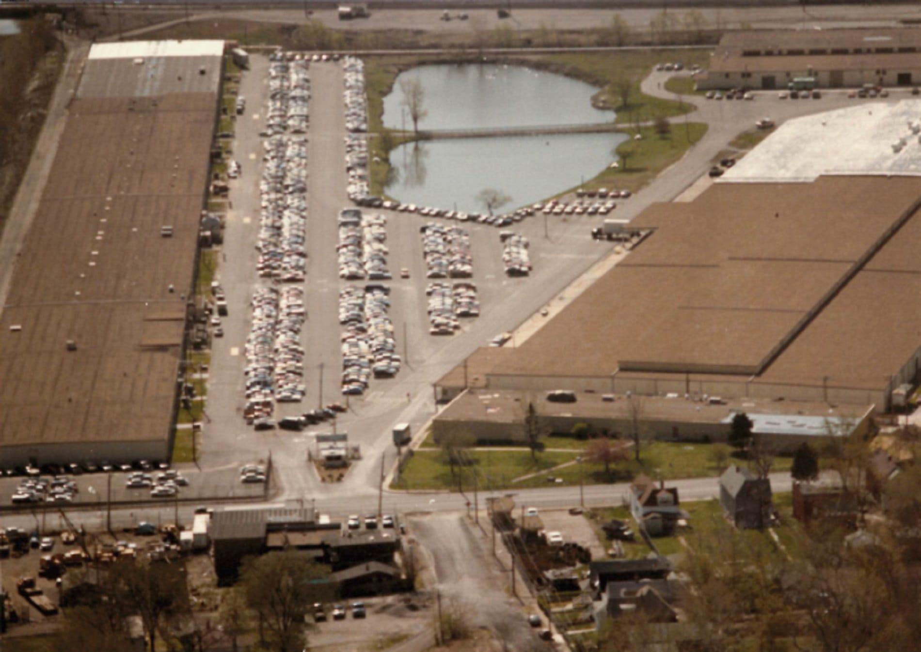The former South Annex, St. Louis Area Support Center, 8900 South Broadway, St. Louis, was replaced by the current NGA Arnold facility after the flood of 1993. Photo courtesy of the NGA Historical Research Center.